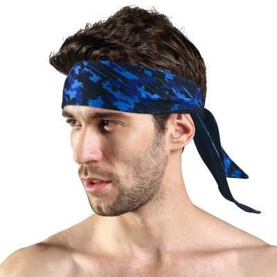 China Universal Antiperspirant Forehead Headband Men's and Women's Turbans Headband Sports Antiperspirant Fitness Running Guide Protector for sale