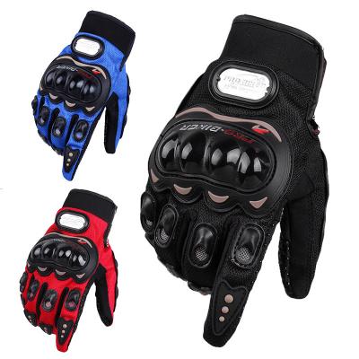 China Comfortable Off-Road Vehicle Fall Proof Half Finger Outdoor Racing Locomotive Rider Fitted Motorcycle Full Finger Cycling Gloves for sale