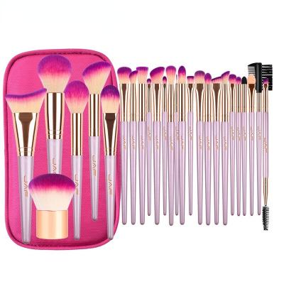 China Angular Blush 2022 New High Quality Powder Blush Brush Makeup Set Brush 26 Makeup Brushes With Zipper Bag for sale