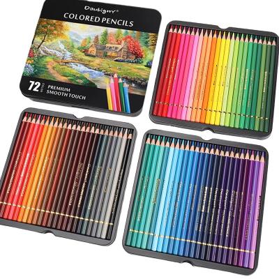 China 72pc High Level Customizable Painting Colored Pencil For Kids Artist Studio With Tin Box Color Pencil for sale