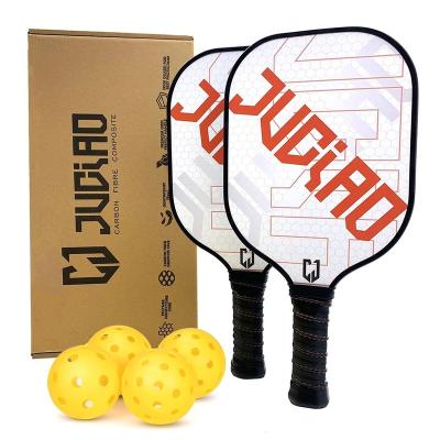 China Durable Men Women Beginner Carbon Fiber Pickleball 4 Ball Pickleball Paddle Indoor Outdoor Set for sale