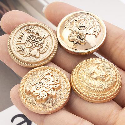 China Fashion zamak vintage metal jeans buttons and alloy color workable custom rivets button for jeans for sale