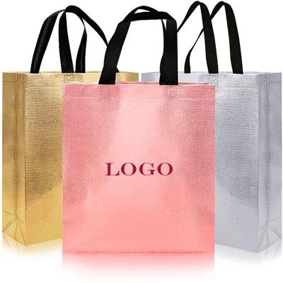 China Recyclable custom printable non woven reusable shopping bag tote bag/nonwoven shopping clothes bag wholesale with logo for sale