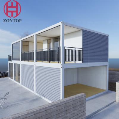 China China 20ft Luxury Farmhouse Model Homes Ready Prefab Tiny House Shipping Modular Homes 40ft Container House for sale