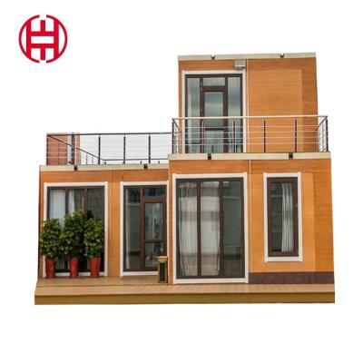 China Modern Prefab House High Quality Cheap Luxury Dormitory Living 2 Storey Flat Modular Container House for sale