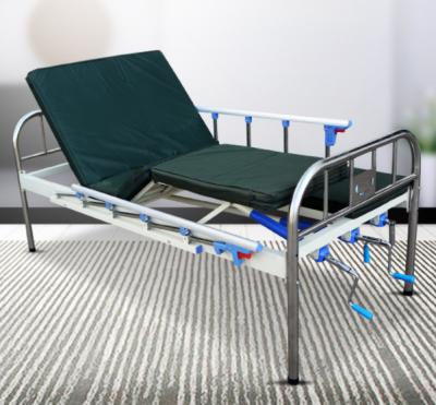 China (Size) Adjustable Durable Nursing Home Nursing Elderly Products Folding Metal Bed for sale