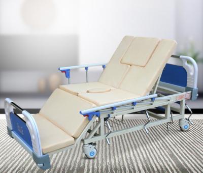 China Metal Shop Furniture Medical Bed With Toilet For Disabled Patient for sale