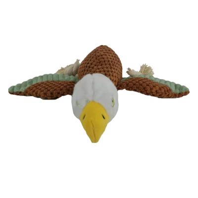 China Squeaky Dogs Pineapple Velvet Cotton Rope, Bald Eagle Shaped Dog Toy Directly From Manufacturer for sale