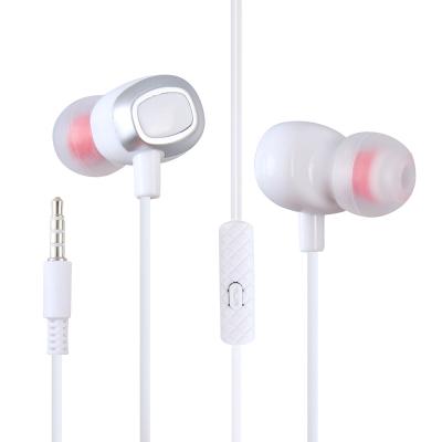 China Sustainable Wholesale price hot selling in ear invisible 3.5mm wired earphones hands-free earphones with microphone disposable earphones for sale