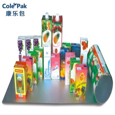 China Colepak Aseptic Brick Milk Carton Fruit Juice Packaging Cartons 100ml-1000ml for sale