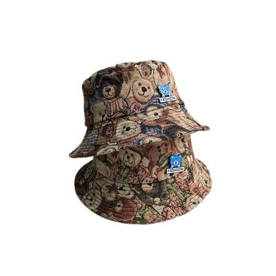 China New Fashing Image Design Sun Protection Colorful Luxury Cotton Bucket Hat Wholesale Custom Made For Men Bucket for sale