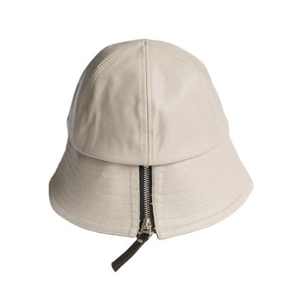 China Image China factory price bulk bucket adult luxury leather fishing hat with zipper for sale