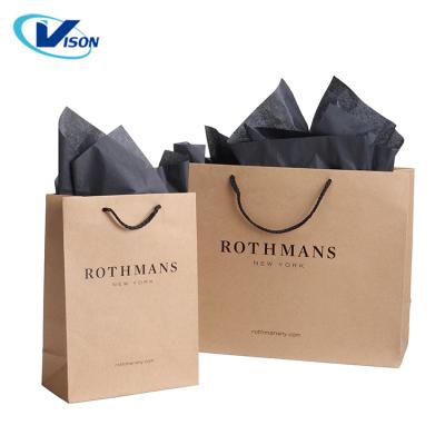 China Recyclable High Quality Durable Using Various Private Label Kraft Brown Paper Bag for sale