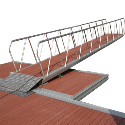 China Stable Custom Design Floating Boat Dock Aluminum Steel Marine Deck Ladder Ramp Gangway Gangway for sale