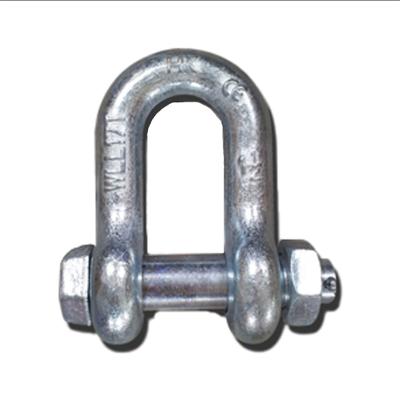 China Alloy Steel Factory Price Wholesale High Hardness Galvanized American G2150D Shackle OEM Type ODM for sale