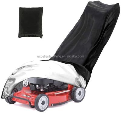 China Durable Waterproof Lawn Mower Cover Protection Push UV Garden Covers Tractor Cover for sale