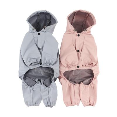 China Durable Cat Dog Waterproof Soft Reflective Waterproof Clothes Portable Raincoat Rain Jackets for sale