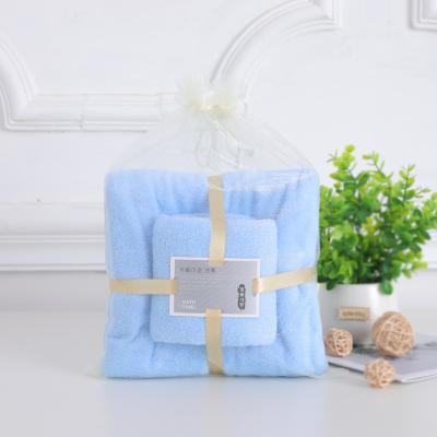 China Coral Velvet Large Size Microfiber Bath Child Safe Cheap Towel Set Bathroom Towel Set for sale