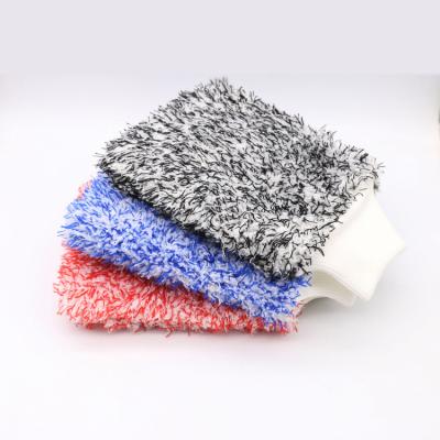 China Factory Wholesale Kid Safe Microfiber Car Wash Glove Directly for sale