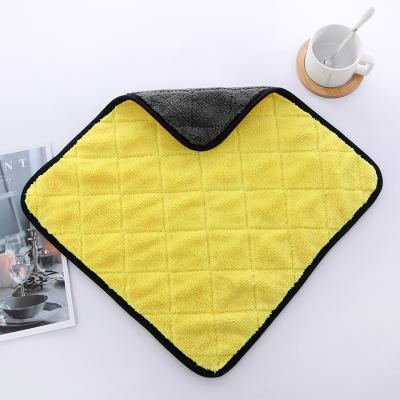 China China Microfiber 800GSM Superabsorbent Car Wash Cloth Detailing Cleaning Towel Safe For Children Plush for sale