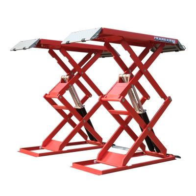 China Hot Selling Car Lift Low Profile Hydraulic Scissor Lift Machine 3500kg for sale