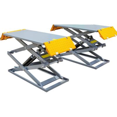 China Safe Low Profile Scissor Lift Hydraulic Car Lift Machine 3500kg for sale