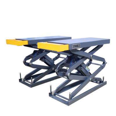 China High Quality Scissor Car Lift 3500kg Customized By CE Certification for sale