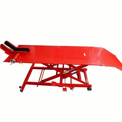 China High Quality Hydraulic Portable Motorcycle Lift With CE Certificate 800Kg for sale