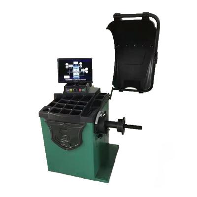 China Auto Repair Car Tire Balance Master Laser Finding Imbalance Brake Function 3D Electronic Wheel Balancer for sale