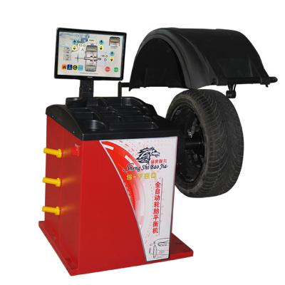 China Hot Selling Repair Car Tire Factory Price Alignment Machine LCD Screen Laser And Light Auto Wheel Balancer for sale