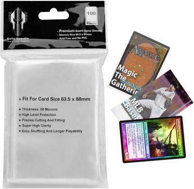 China Disposable Clear Card Sleeves for sale