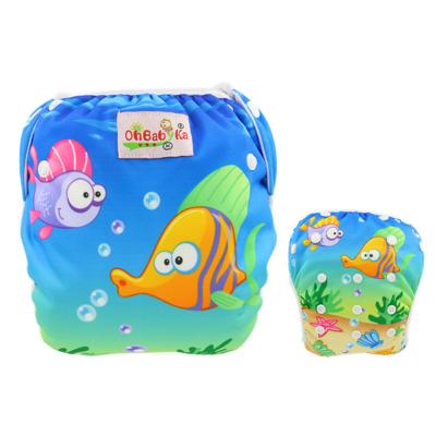 China China Factory Baby Swimming Diapers Printed Nylon Baby Swimming Cloth Diapers for sale