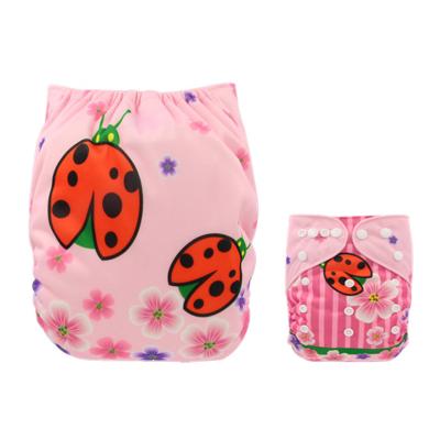 China Cartoon Design Reusable Baby Cloth Cloth Baby Diapers Printed Cloth Diapers for sale