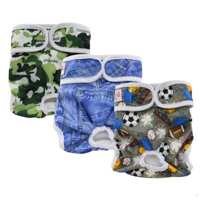 China Low Price Sustainable Dogs New Arrivals Reusable Washable Male Dog Diapers for sale