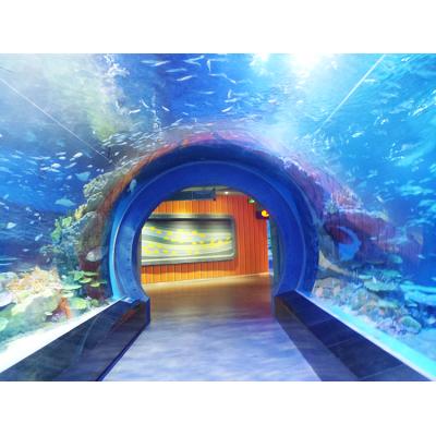 China Oceanarium Viable Underwater Acrylic Glass Tunnel Aquariums, Transparent Panel For Acrylic Fish Tunnel# for sale