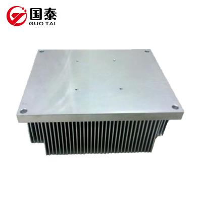 China Decorations Aluminum Square Heatsink Extrusion / Custom Round Clear Anodized Aluminum Circular Heatsink for sale