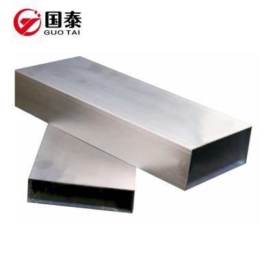 China Decorations Anodized Silver Structural Aluminum Extrusions Rectangular Aluminum Tube for sale