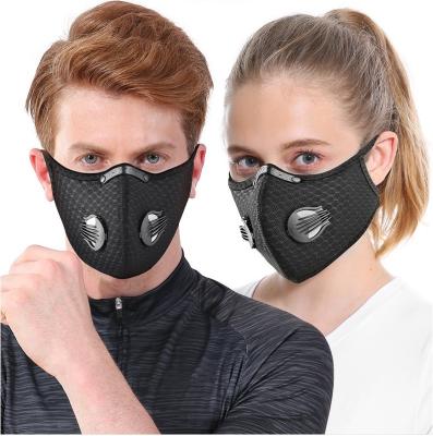 China 2020 Adult Anti Dust Motorcycle Bicycle Filter Pm2.5 Activated Carbon Cycling Mask for sale