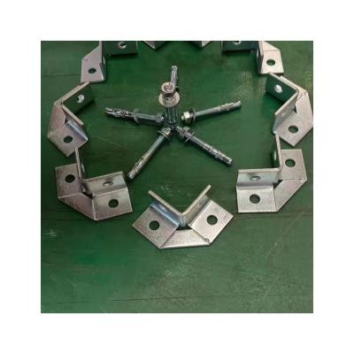 China Iron OEM Multi Shape Galvanized Bracket Custom Metal Anti Vibration Bracket for sale