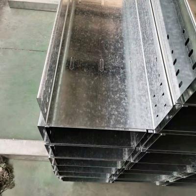 China YiDa Iron Galvanized Cable Tray Outdoor Cable Tray Joint Perforated Cable Tray for sale