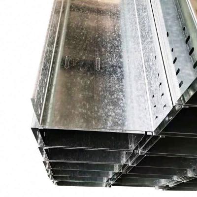 China Iron YiDa Ceiling Cable Tray Cover Perforated Cable Tray for sale