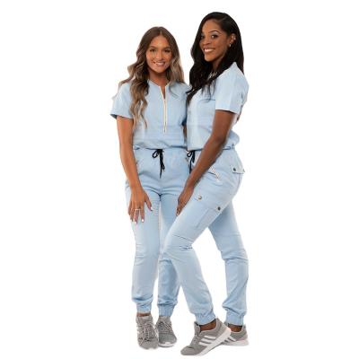 China Eco-Friendly New Style Scrubs Wholesale Hospital Medical Nurse Jogger Pants Scrub Uniform Suits for sale