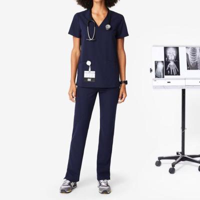 China Hot Eco-Friendly Nurse Uniform Custom Joggers Best Selling Designer Adar Medical Scrubs Caregiver for sale