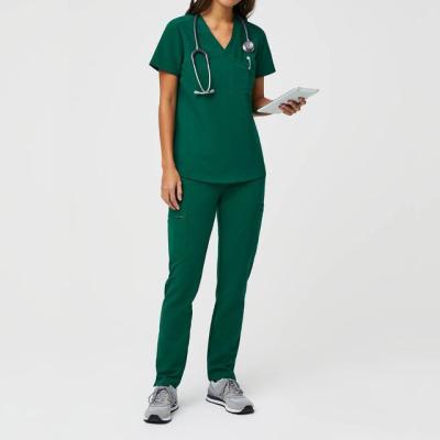 China Eco-Friendly Fashion Best Hospital Charokee Uniform Custom Medical Nursing Anatomy Scrubs for sale