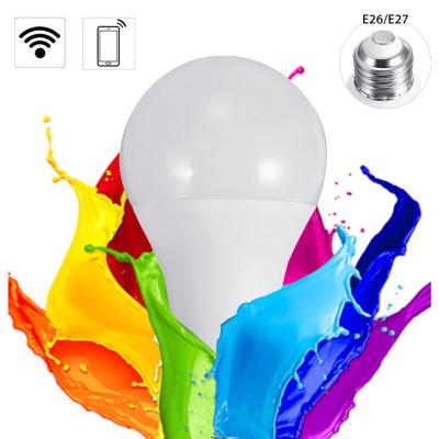 China Customized Stable warm and box smart office lighting led bulb Tuya Google home alexa 7W RGB e26 e27 for home automation for sale