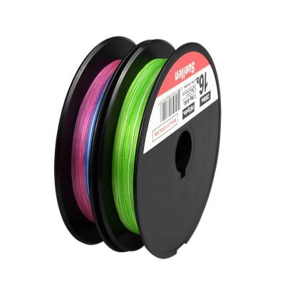 China Durable High Strength 8 Strands 150m 200m Multicolor PE Braided Fishing Line for sale