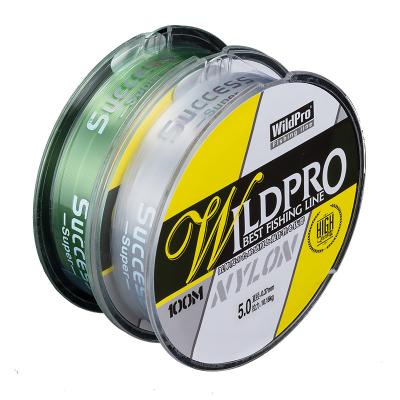 China 100 strong yards of high tensile transparent nylon braided fishing line for sale