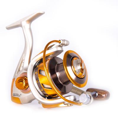 China LEFT HAND Quality 1000-7000series Full Metal One Way No Gap Fishing Spins Rock Fishing Saltwater Freshwater Spinning Wheel for sale