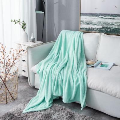 China Anti-pilling Mink Sherpa Fleece Summer Blanket micro soft extra wholesale high quality for sale