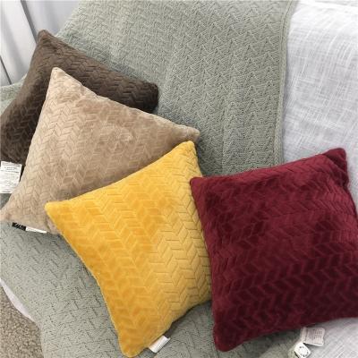 China D20236 Wholesale Velvet Flannel Anti-pilling Sofa Cushions For Home Decor for sale